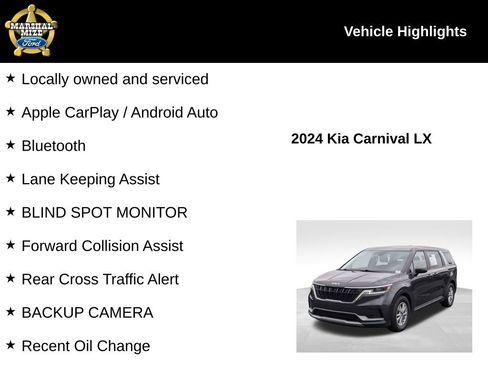 Used 2024 Kia Carnival LX FWD image 2