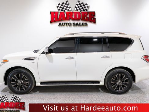 Used 2019 Nissan Armada Platinum w/ Captain's Chairs Package image 1