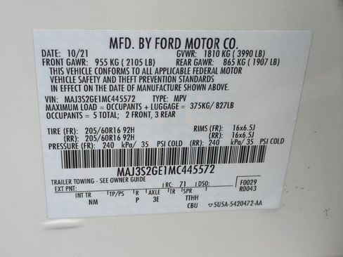 Used 2021 Ford EcoSport SE image 33