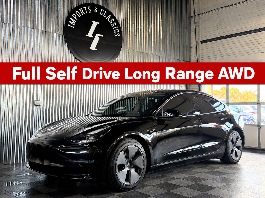 Used 2021 Tesla Model 3 Long Range AWD/4WD image 1