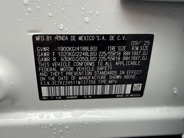 Used 2026 Honda HR-V Sport image 26