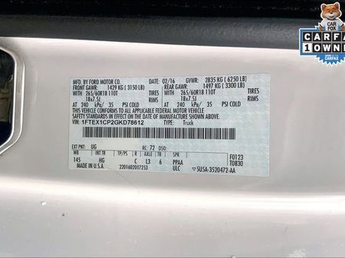 Used 2016 Ford F150 Lariat w/ Equipment Group 501A Mid image 30