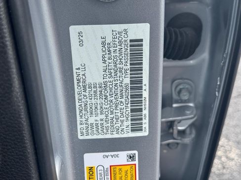 Certified 2025 Honda Accord SE image 27