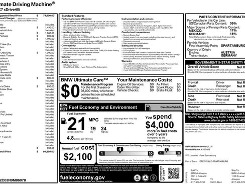 Used 2022 BMW X7 xDrive40i w/ Premium Package image 63