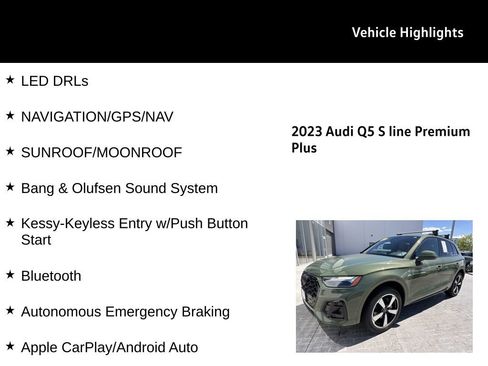 Used 2023 Audi Q5 2.0T Premium Plus w/ Premium Plus Package AWD/4WD image 31