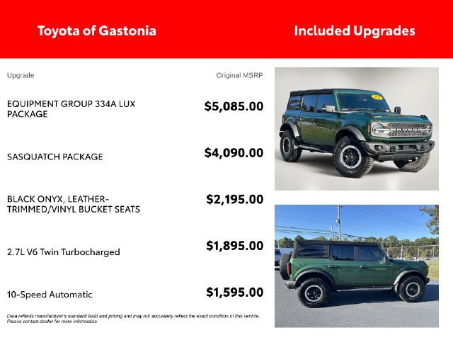 Used 2022 Ford Bronco Badlands AWD/4WD image 4