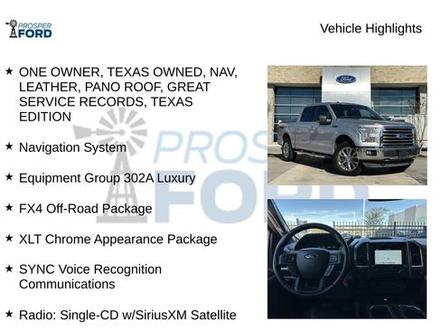 Used 2016 Ford F150 XLT w/ Equipment Group 302A Luxury image 5