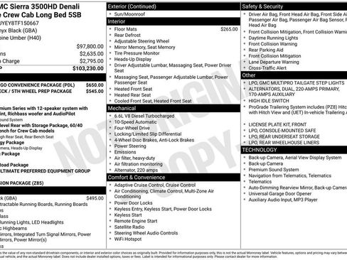 Used 2026 GMC Sierra 3500 Denali Ultimate image 42