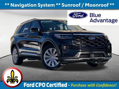 Certified 2025 Ford Explorer Platinum w/ LUX Leather Package image 1