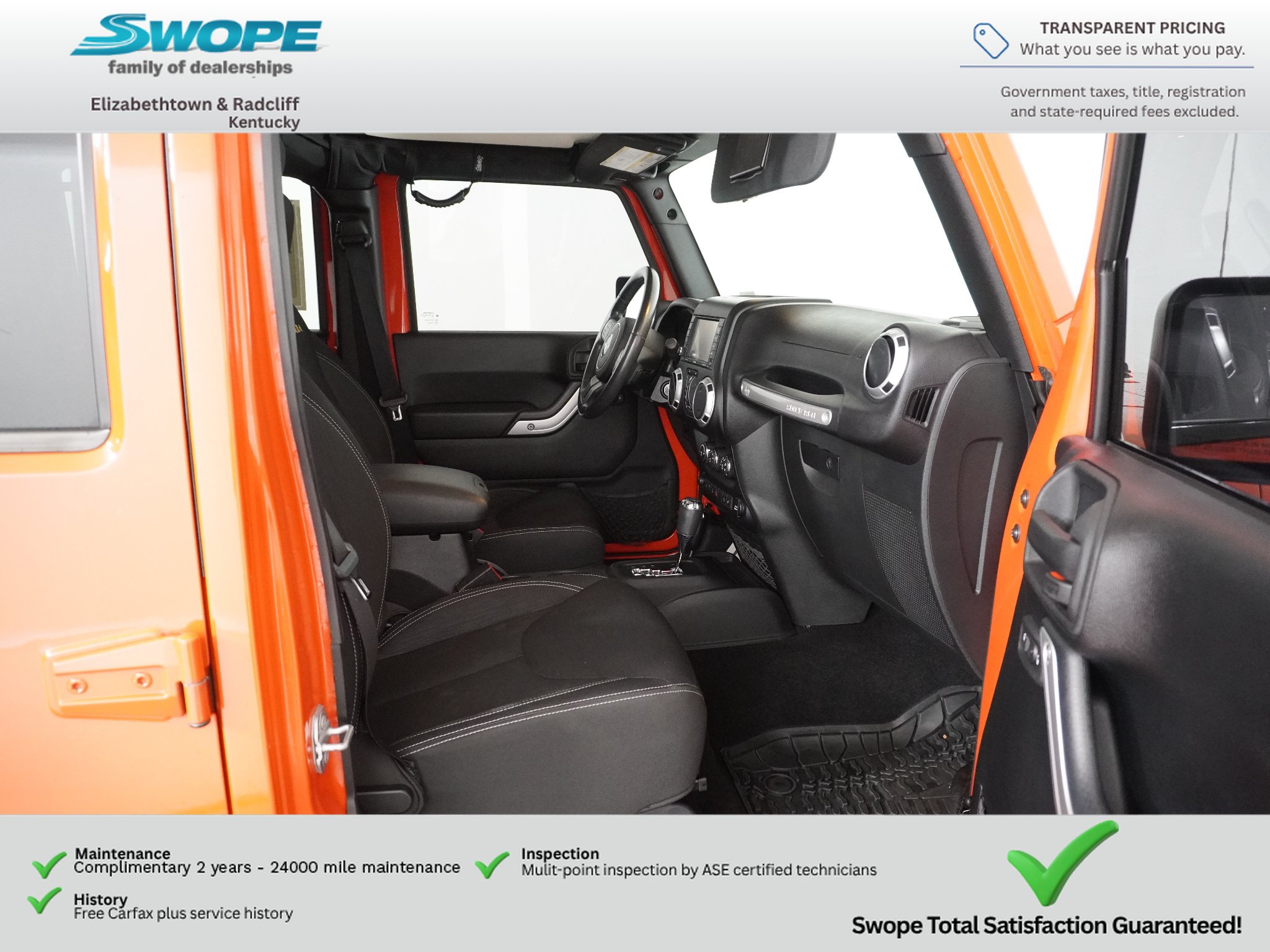 Used 2015 Jeep Wrangler Unlimited Sahara w/ Dual Top Group AWD/4WD image 10