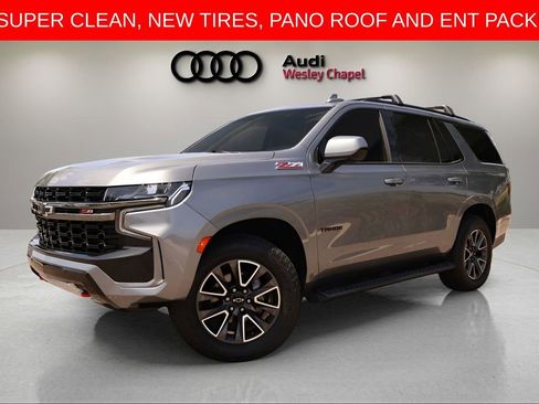Used 2021 Chevrolet Tahoe Z71 w/ Rear Media and Nav Package AWD/4WD image 1