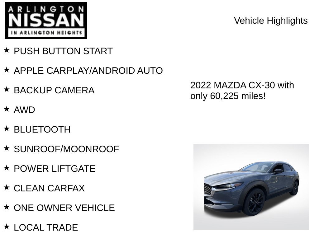 Used 2022 MAZDA CX-30 AWD 2.5 Turbo S image 7