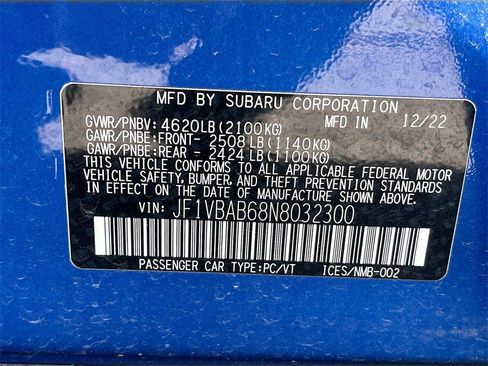 Used 2022 Subaru WRX image 29