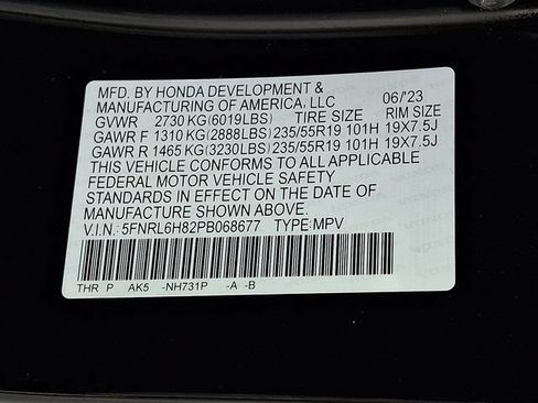Used 2023 Honda Odyssey Touring image 28