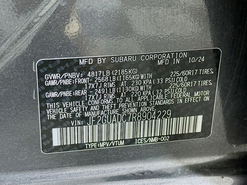 Used 2024 Subaru Crosstrek 2.0i Premium image 12