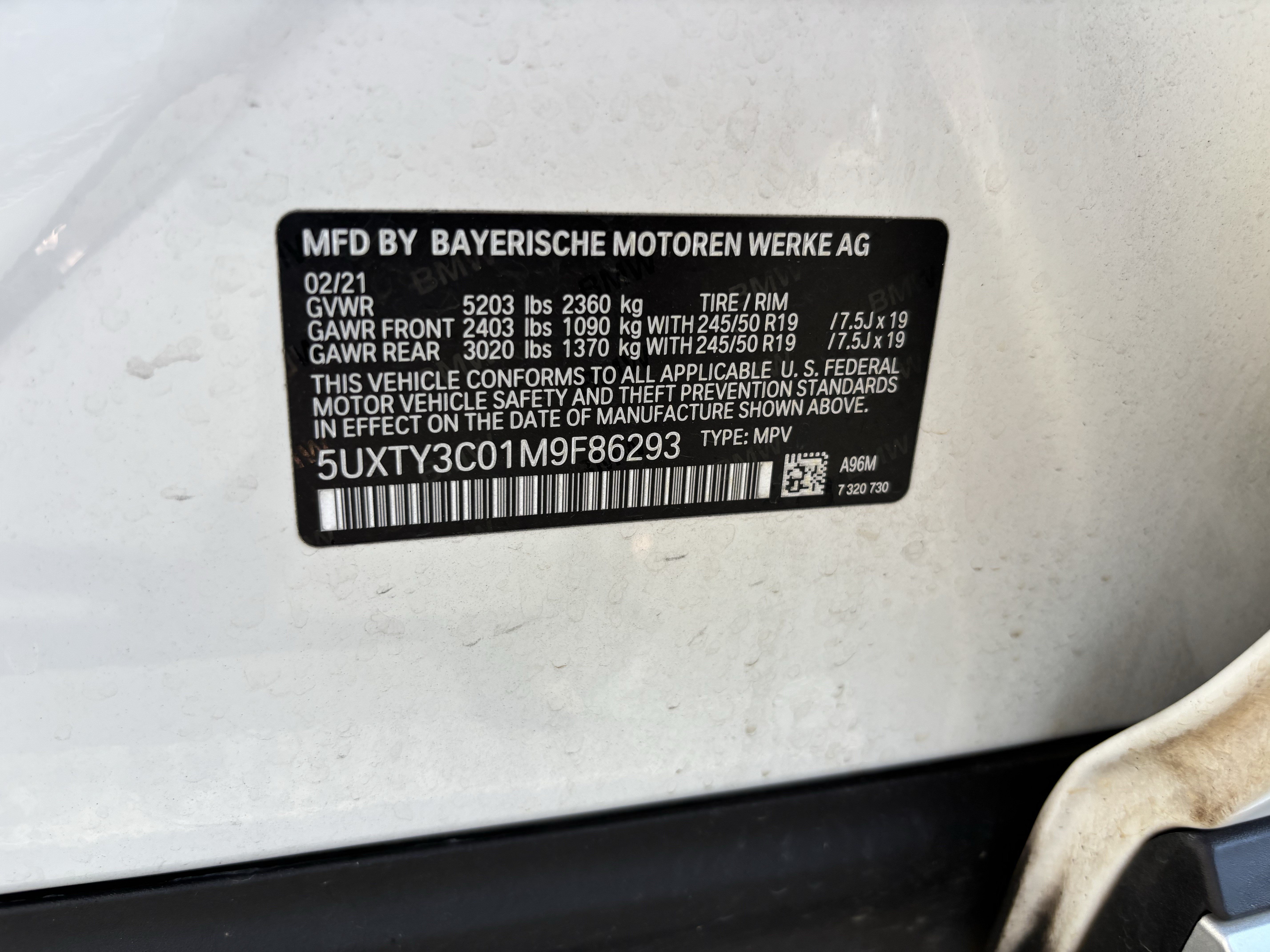 Used 2021 BMW X3 sDrive30i w/ Premium Package RWD image 37