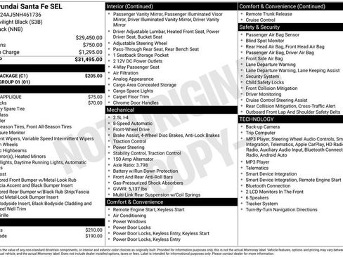 Used 2022 Hyundai Santa Fe SEL w/ Cargo Package FWD image 20