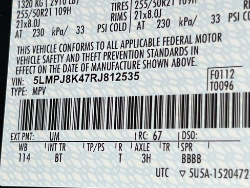 Used 2024 Lincoln Nautilus Reserve w/ Equipment Group 202A AWD/4WD image 27