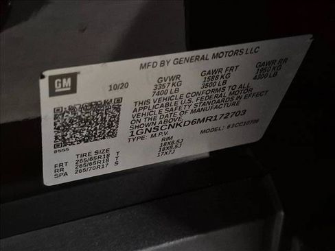 Used 2021 Chevrolet Tahoe LT RWD image 19