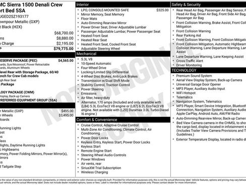 Used 2025 GMC Sierra 1500 Denali w/ Denali Reserve Package AWD/4WD image 3