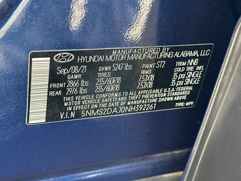 Used 2022 Hyundai Santa Fe SEL w/ Cargo Package AWD/4WD image 29