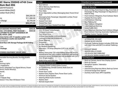 New 2026 GMC Sierra 2500 AT4X w/ LPO, Black Badging Package AWD/4WD image 19