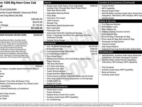 Used 2016 RAM 1500 Big Horn image 3