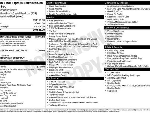 Used 2017 RAM 1500 Express w/ Black Ram 1500 Express Group AWD/4WD image 6