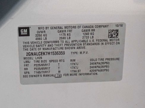 Used 2017 Chevrolet Equinox LT w/ Convenience Package image 31