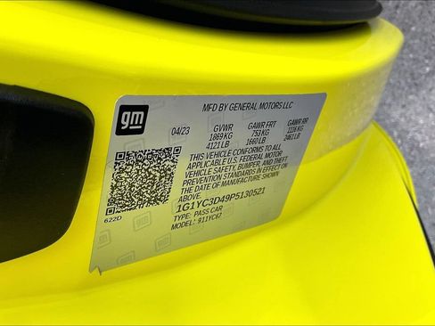 Used 2023 Chevrolet Corvette Stingray Premium Conv w/ Stealth Interior Trim Package RWD image 21