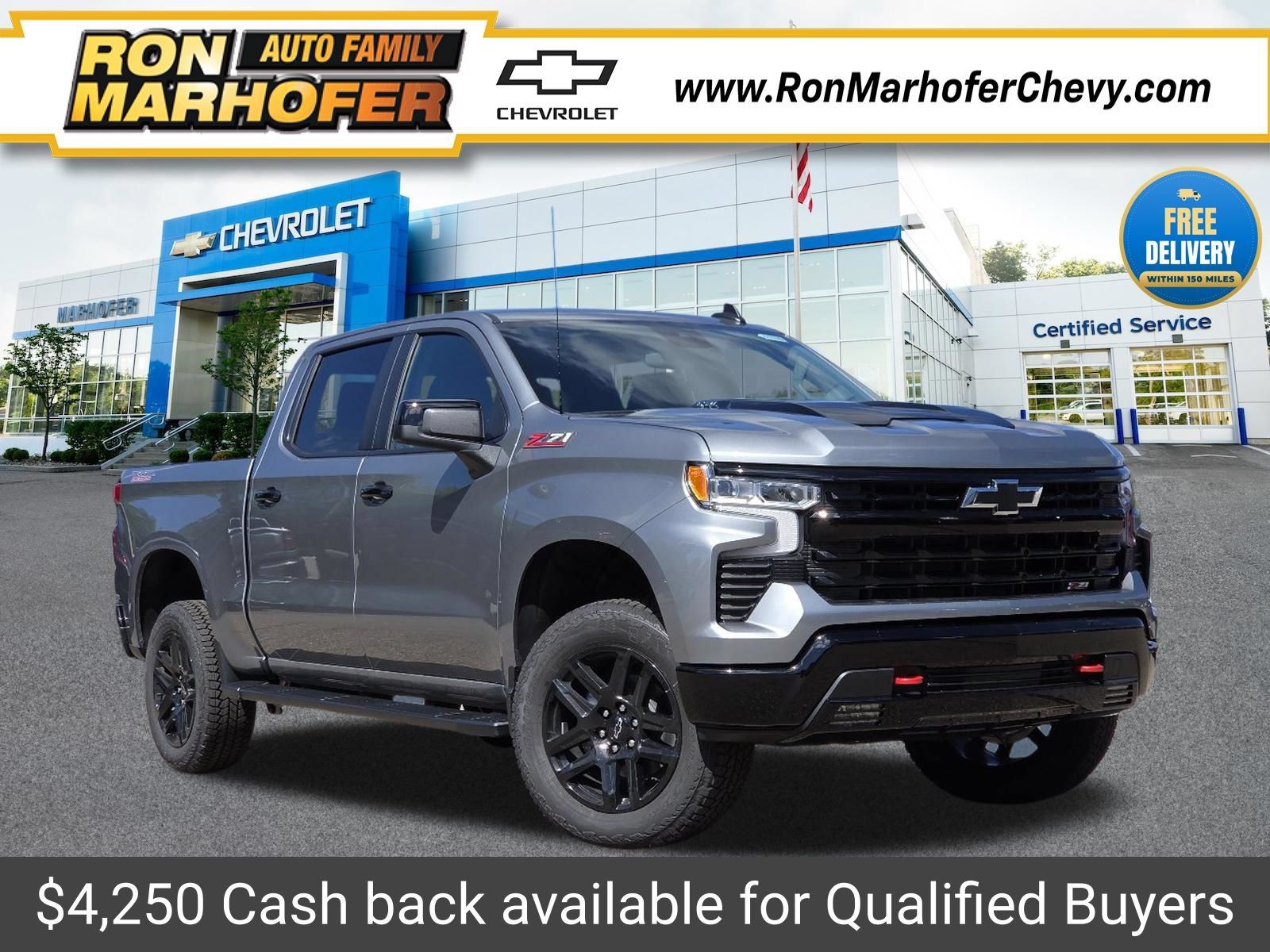 New 2026 Chevrolet Silverado 1500 LT Trail Boss w/ Protection Package AWD/4WD 360° Tour