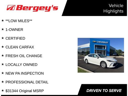 Used 2025 Toyota Camry LE w/ Convenience Package FWD image 4