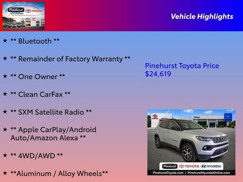 Used 2024 Jeep Compass Limited AWD/4WD image 16
