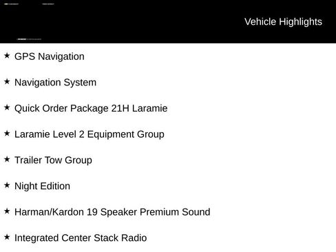 Used 2026 RAM 1500 Laramie w/ Night Edition AWD/4WD image 5