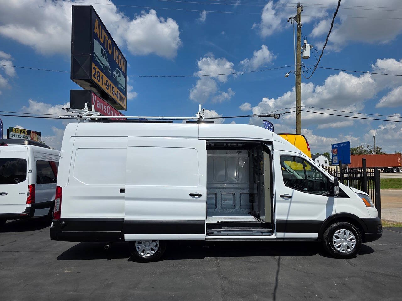 Used 2021 Ford Transit 350 148 High Roof Extended w/ Exterior Upgrade Package RWD image 5