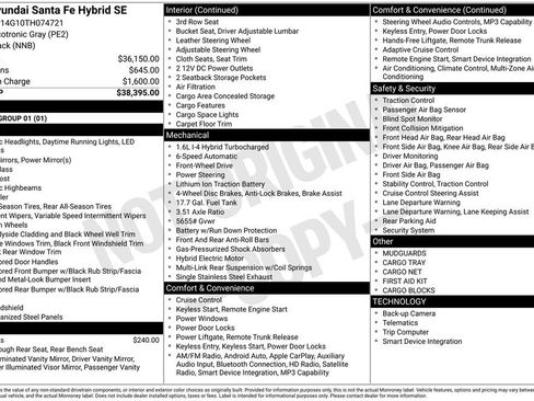 Certified 2026 Hyundai Santa Fe SE image 38