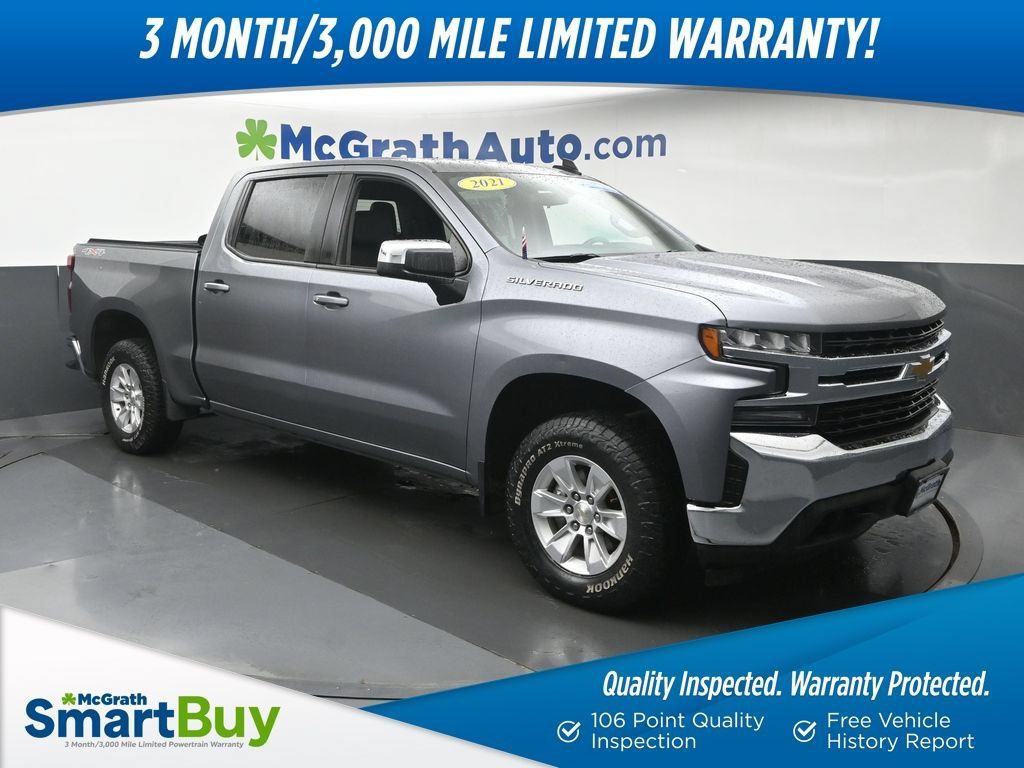 Used 2021 Chevrolet Silverado 1500 LT w/ Convenience Package II AWD/4WD image 1