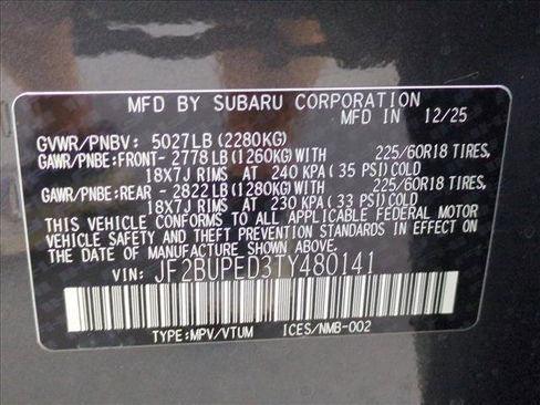 New 2026 Subaru Outback Touring image 17