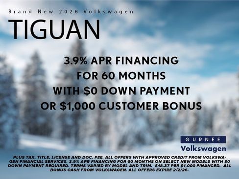 New 2026 Volkswagen Tiguan SE image 4