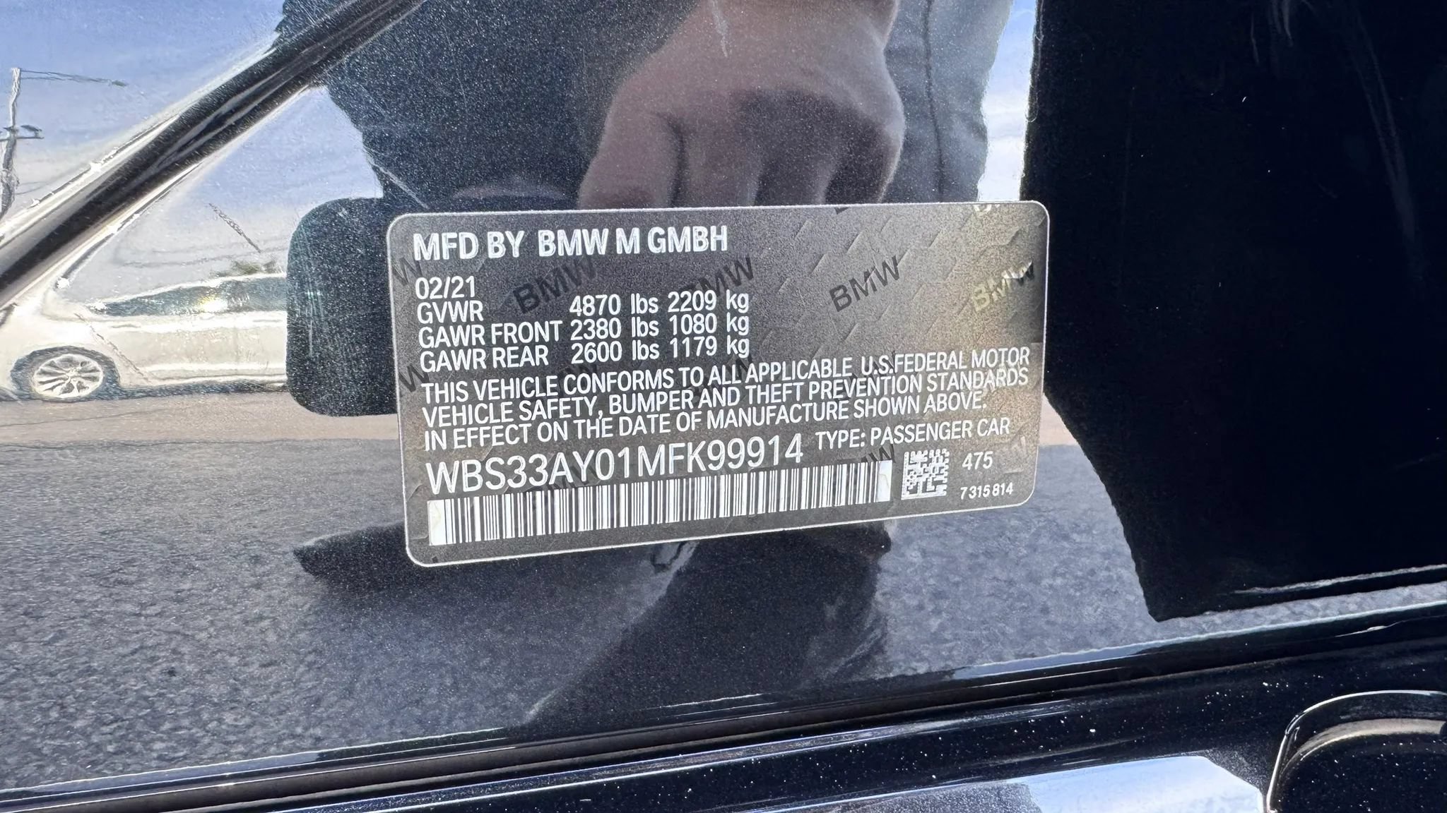 Used 2021 BMW M3 Competition w/ Executive Package RWD image 68