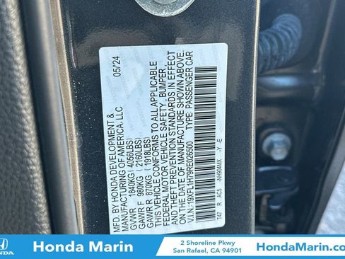 Certified 2024 Honda Civic EX-L image 36
