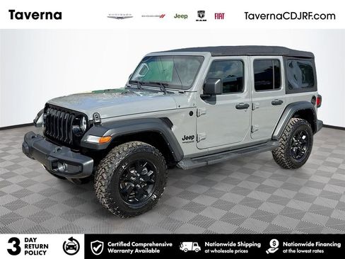 Used 2021 Jeep Wrangler Unlimited Sport image 1