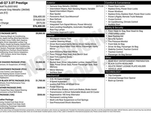 Used 2018 Audi Q7 3.0T Prestige w/ Prestige Package image 4