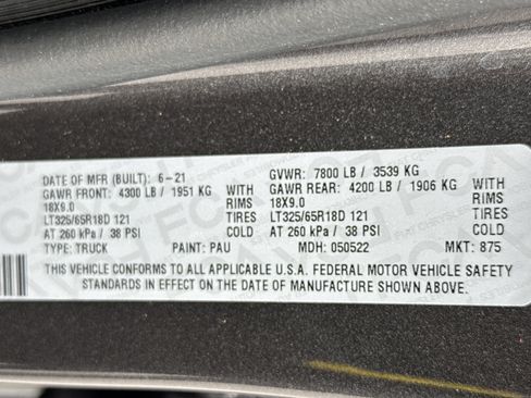 Used 2021 RAM 1500 TRX w/ TRX Level 2 Equipment Group AWD/4WD image 34