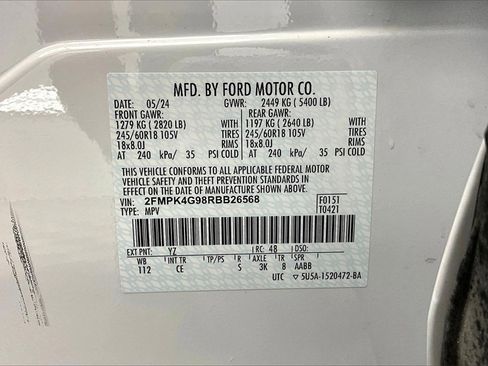 New 2024 Ford Edge SE image 8