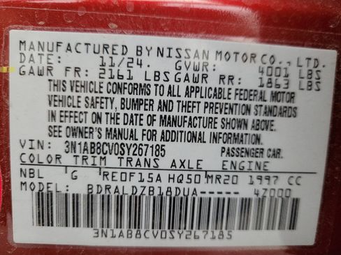 Used 2025 Nissan Sentra SV FWD image 33
