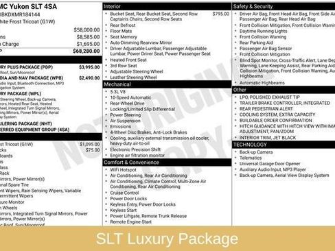 Used 2021 GMC Yukon SLT w/ SLT Luxury Plus Package image 7