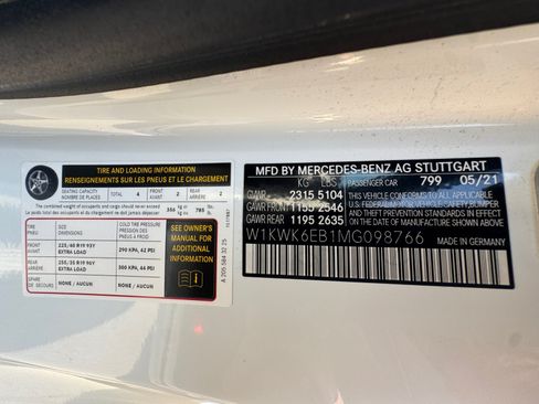Certified 2021 Mercedes-Benz C 43 AMG 4MATIC Cabriolet image 34