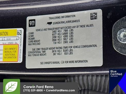 Used 2024 Chevrolet Tahoe RST w/ Sport Performance Package AWD/4WD image 38