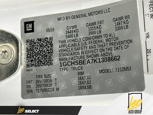 Used 2019 Chevrolet Colorado W/T RWD image 32